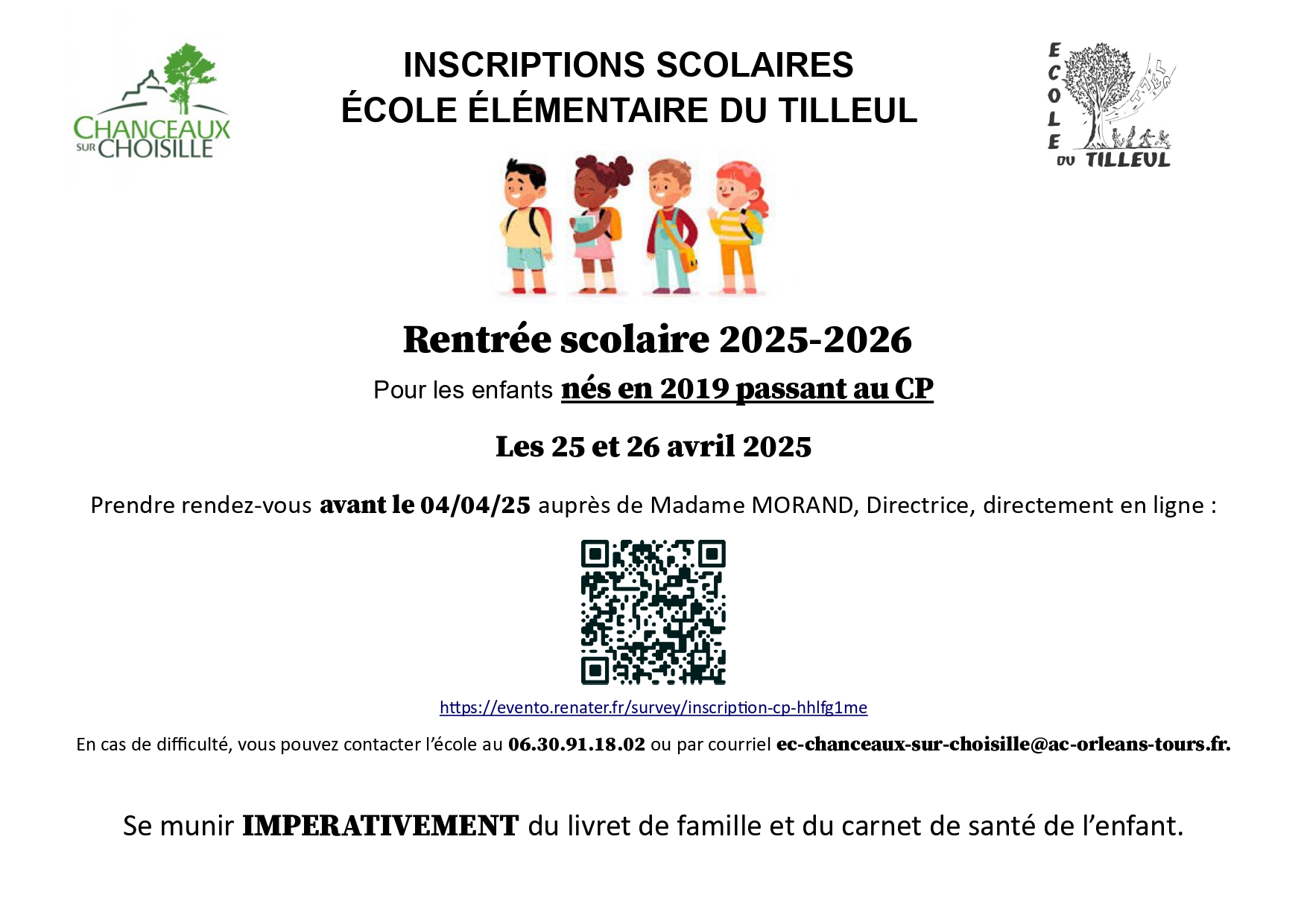 Affiche Elementaire 2025 2026